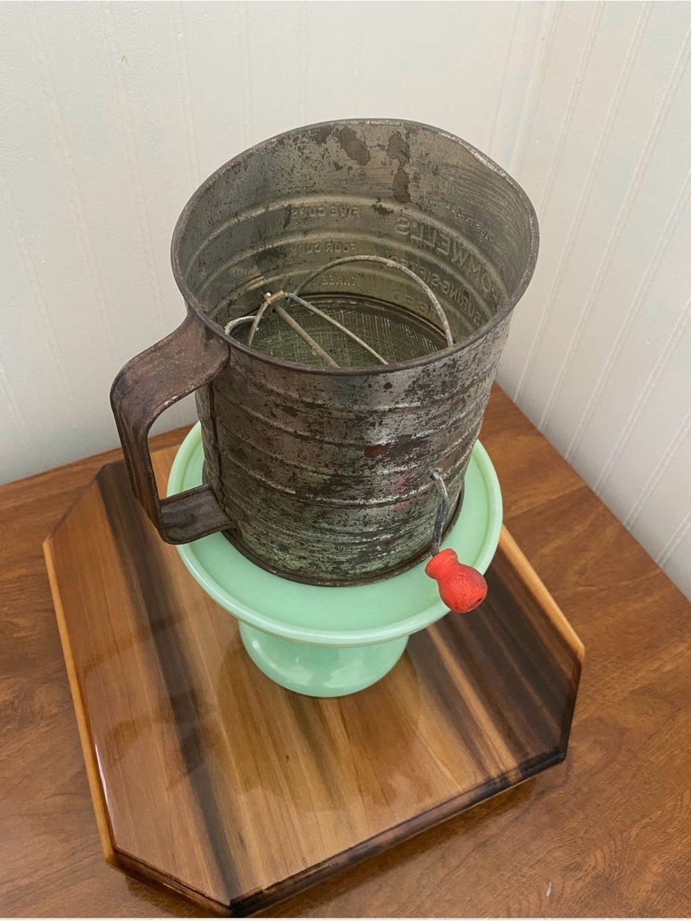 Vintage Metal Flour Sifter